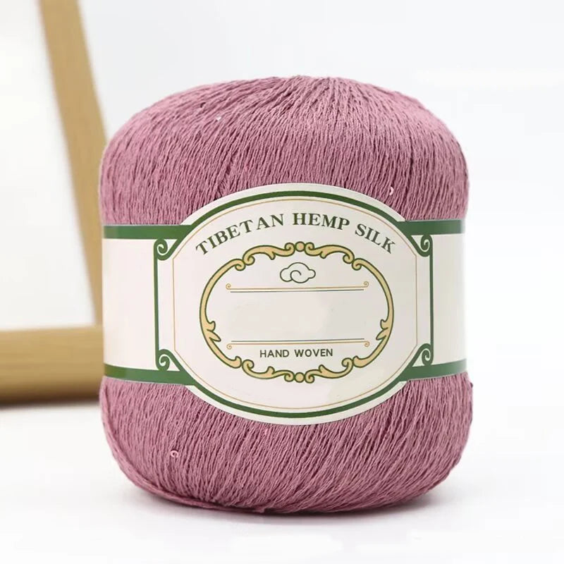 Yarn with Sequins for Openwork Crochet Shawls, Hats & Summer Knitwear