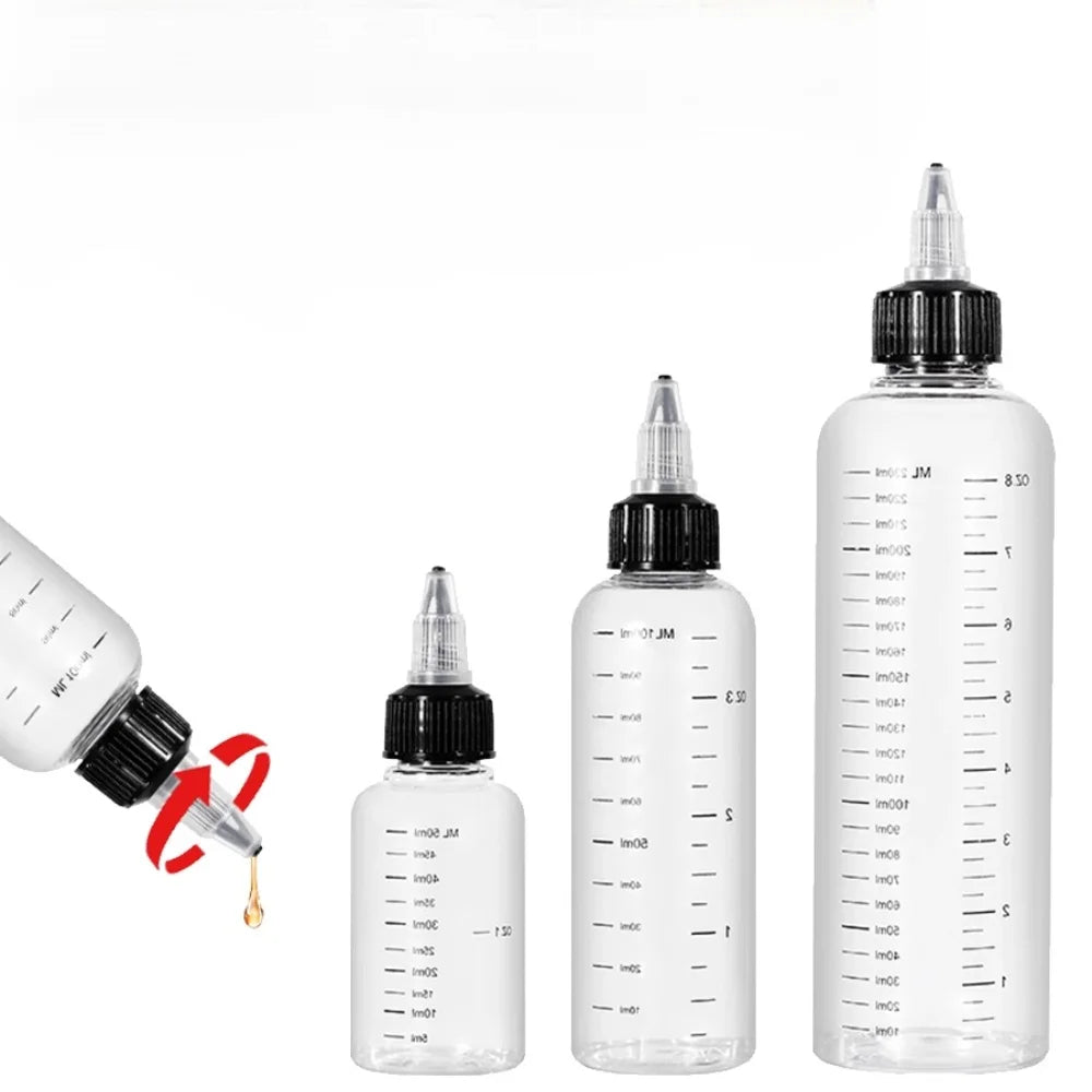 Dropper Bottle Empty PET Plastic Twist-Top Liquid Dispensing Container