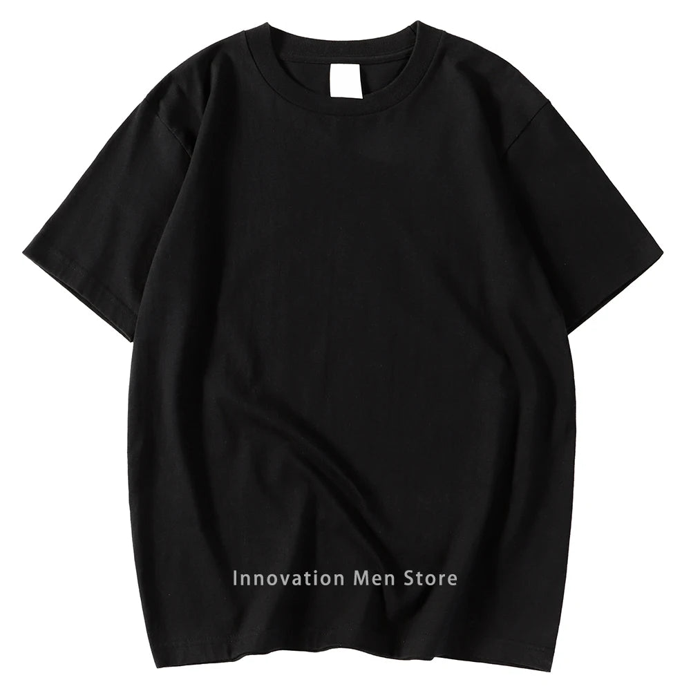 T-Shirt Unisex Cotton Solid Color Oversized Basic Tee 14 Vibrant Colors