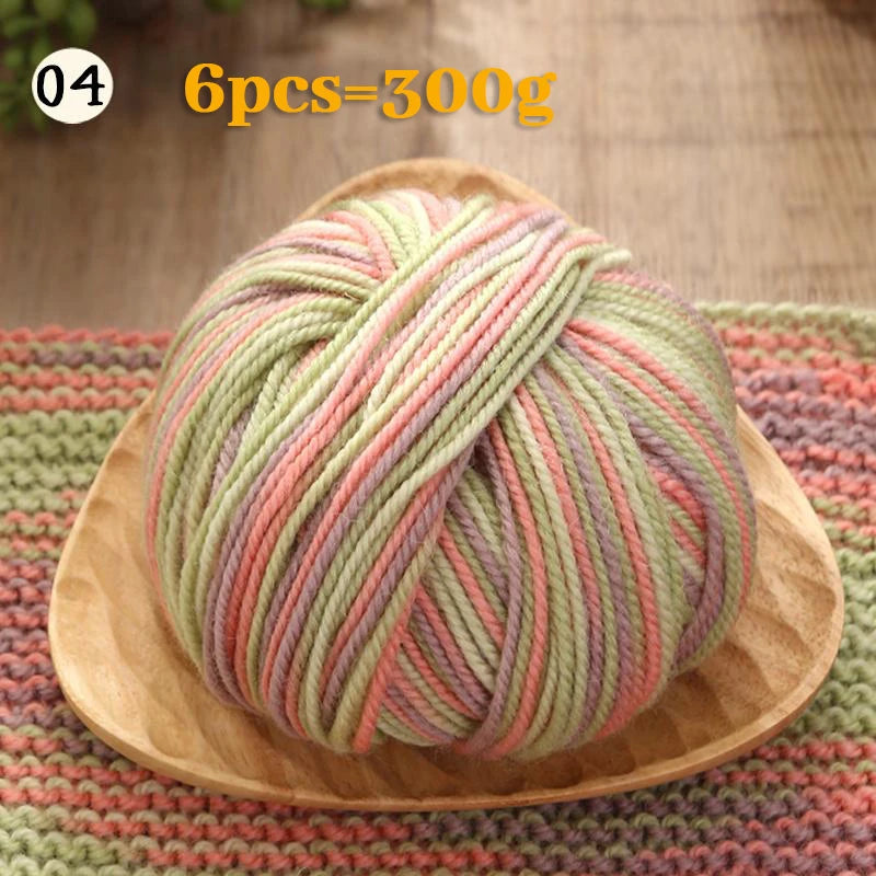 Yarn, Gradient Colors for Crochet Sweaters, Gloves, Scarves & Craft Charms