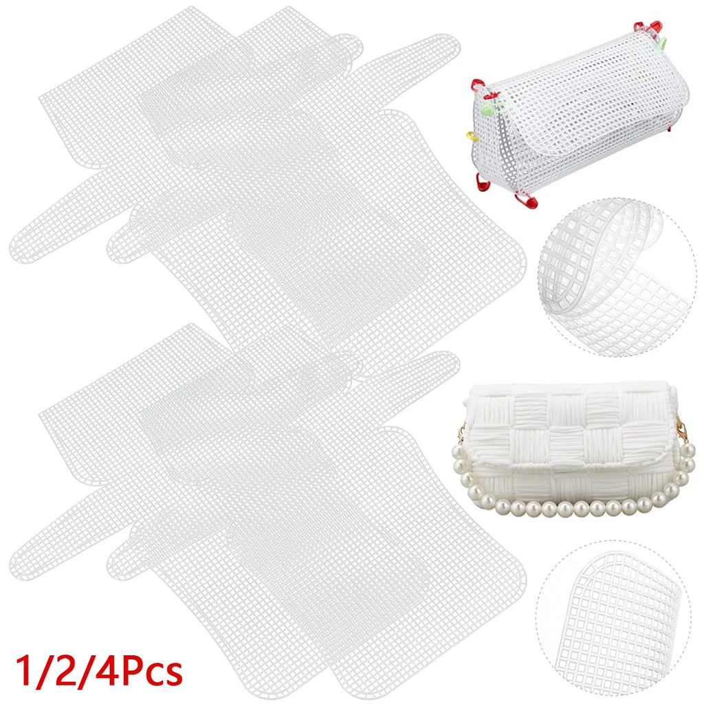 Plastic Canvas Sheets, Clear Mesh for Handmade Purses, Bags & Embroidery
