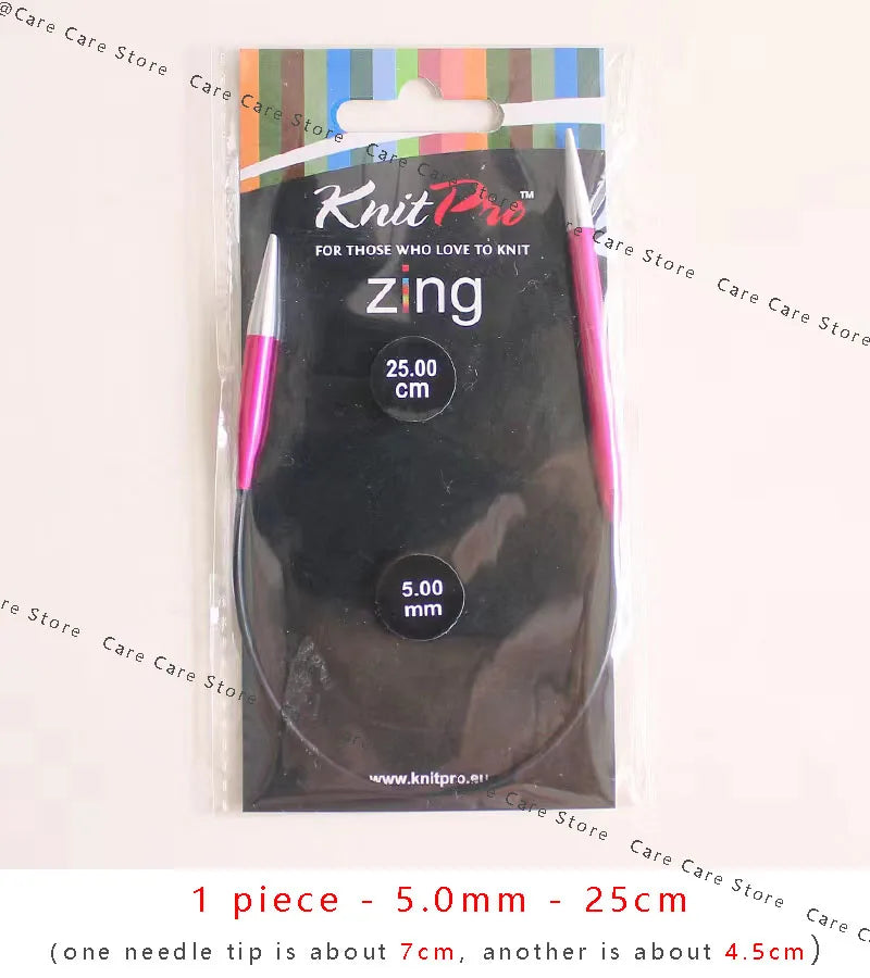 Knitting Needles, KnitPro Zing Asymmetrical Circular for Sleeves & Socks