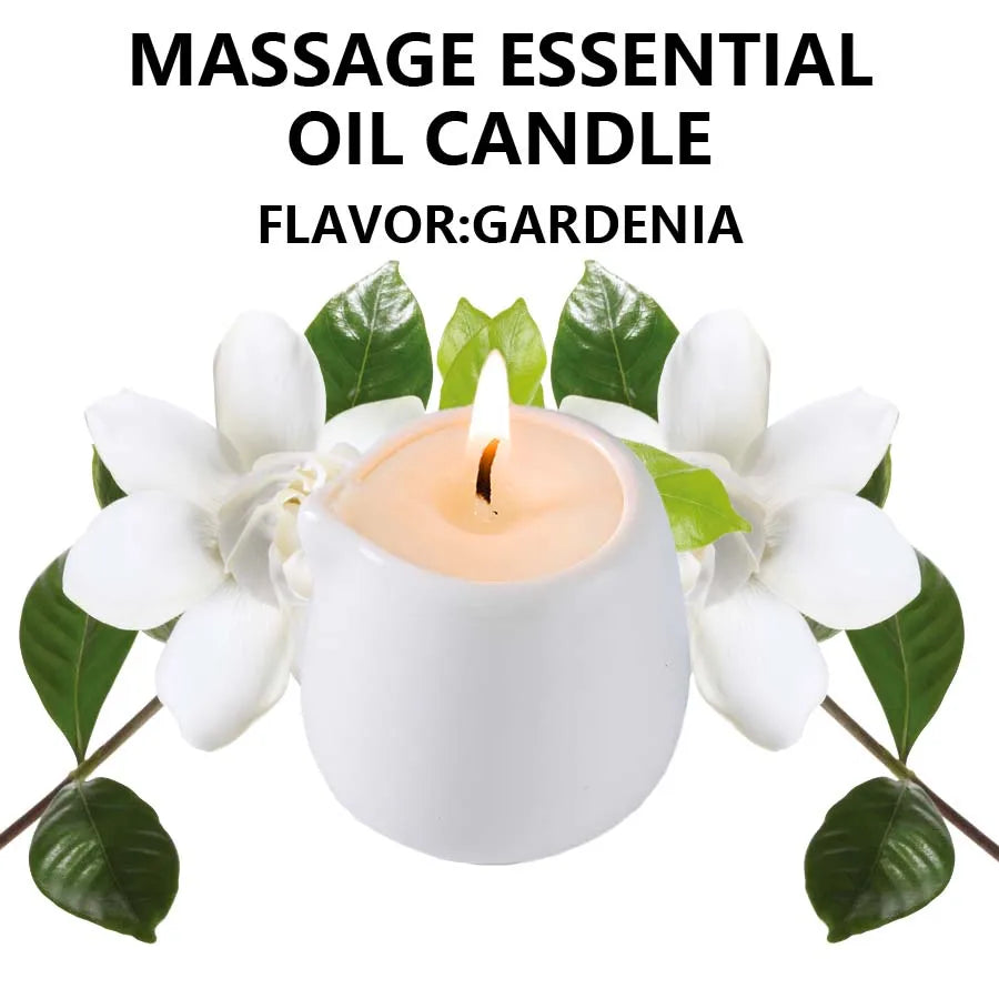 1PC Massage Oil Candles，Luxury Aromatherapy Candles，for Stress Relief and Skin Moisturizing，SM Product Scented Candle Body Oil