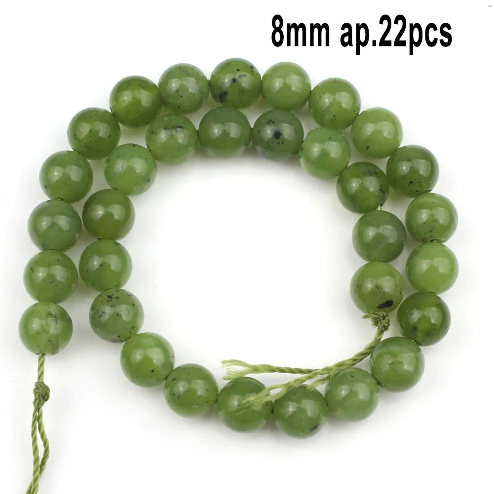 Stone Beads Green Jade-Style Faceted Mixed Shapes for DIY Jewelry Making