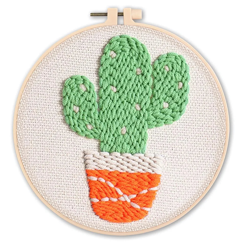 Punch Needle Kit, SDOYUNO Flowers for Beginner Embroidery & Yarn Painting