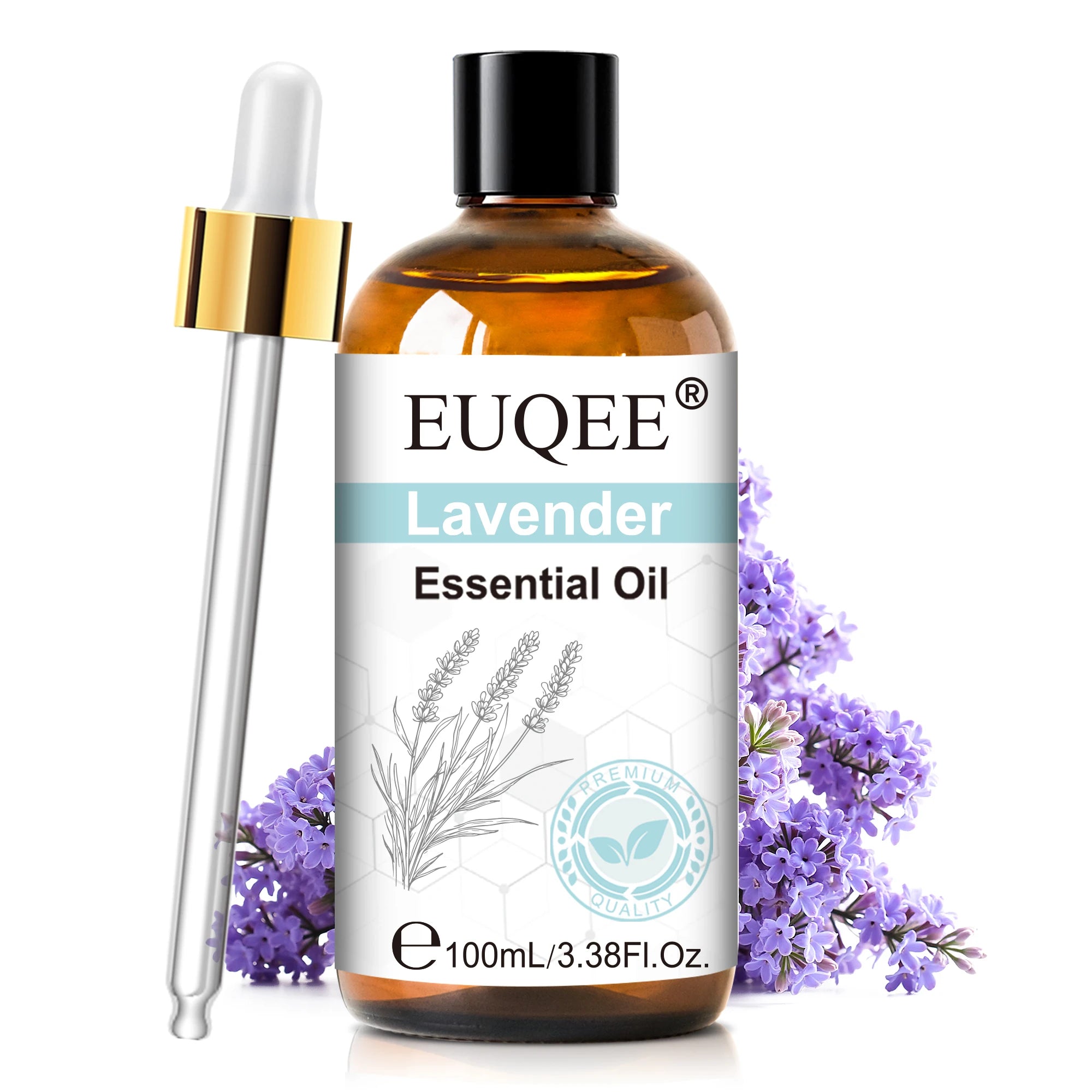 EUQEE 100ml Essential Oil For Aromatherapy,Diffuser,Candle Making Lavender Vanilla Sandalwood Lemongrass Aroma Essential Oil