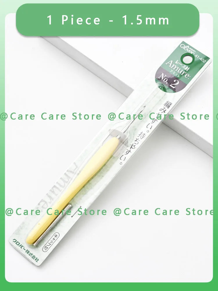 Crochet Hooks, Clover Amure for Handmade Yarn Crafts, Lace & Needlework