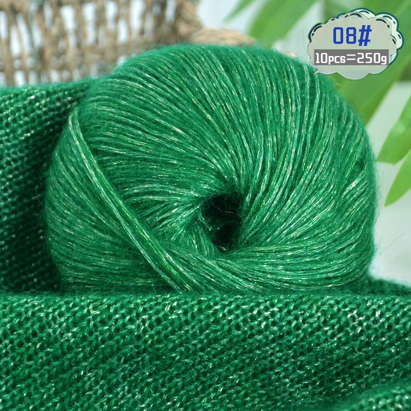 Yarn, Glitter Effect for Knitting Sweaters, Scarves, Hats & Handmade Gifts
