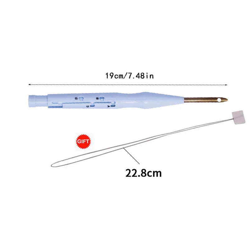 Punch Needle Tool, Adjustable Brass Needle for Embroidery & Rug Hooking