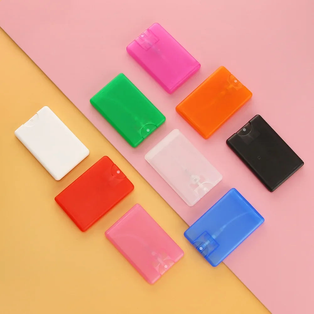 Perfume Spray Bottle Empty Refillable Flat Card Travel Atomizer