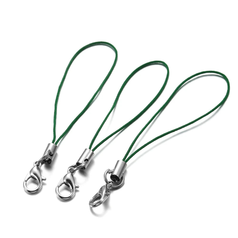 Keychain Cords with Lobster Clasps Lanyard Straps DIY Jewelry Making