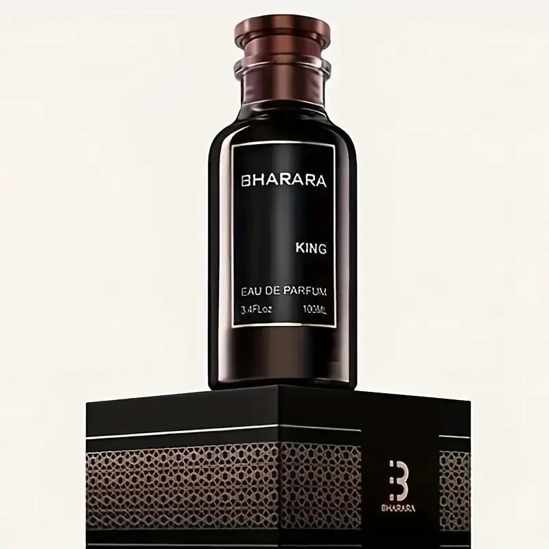 Bharara King Men's Cologne Eau de Parfum 3.4 oz Woody Spicy with Travel Spray