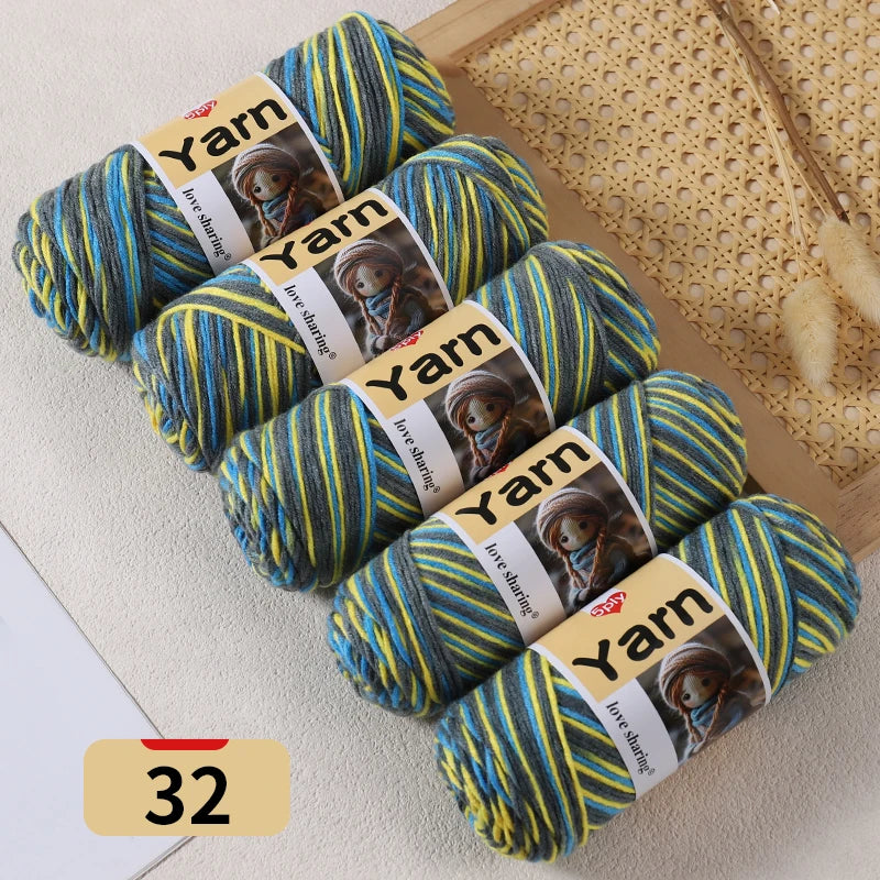 Yarn, Rainbow Gradient for Sweaters, Scarves, Hats & Handmade Blankets