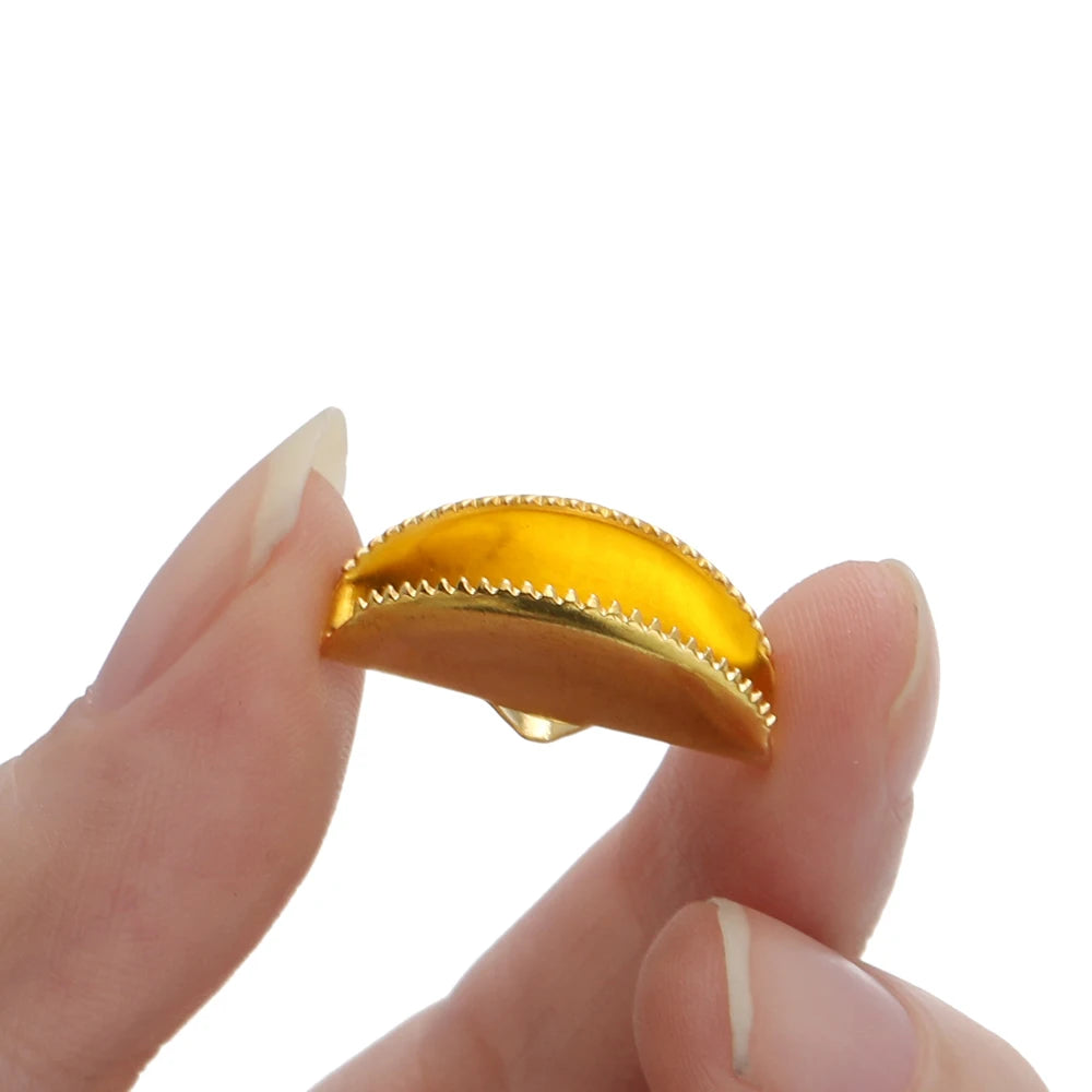 Cord End Crimps Alloy Ribbon Leather Clip Caps DIY Jewelry Making Craft Supplies