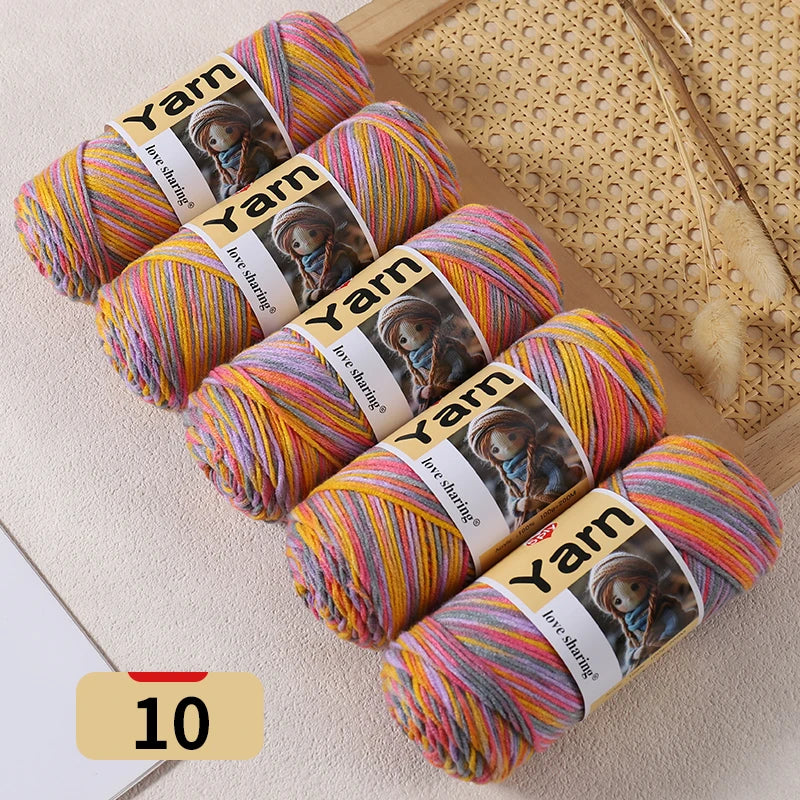Yarn, Rainbow Gradient for Sweaters, Scarves, Hats & Handmade Blankets