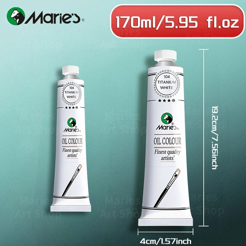 Marie's Oil Paint — 170ml Large Tube, 16 Colors Available