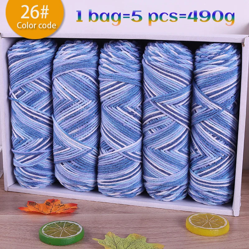 Yarn, Color Gradient for Knitting Sweaters, Scarves, Hats & Handmade Gifts