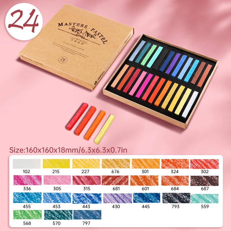 Soft Chalk Pastels, Marie's — 12, 24, 36 or 48 Colors for Artists