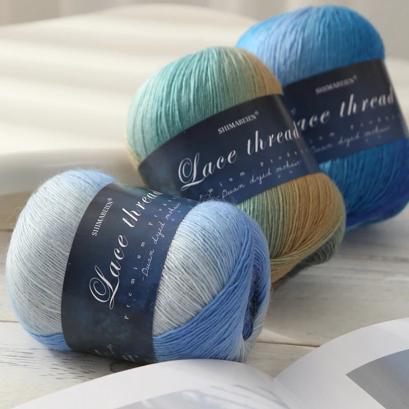 Yarn, Rainbow Gradient for Handmade Shawls, Hats, Scarves & Sweaters
