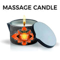 Geranium Massage Oil Candle 2oz, Body Massage Candle Melts Into Warm Body Oil, Moisturizing Aromatherapy Home Spa Gift For Her