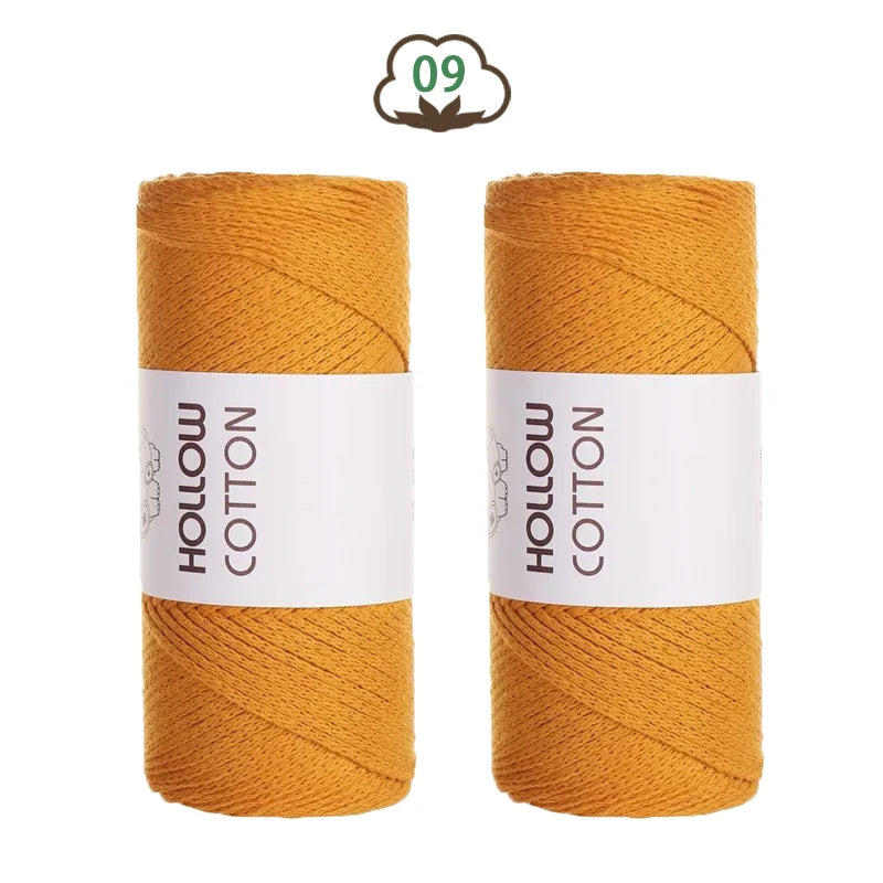 Yarn, Hollow Cord for Crochet Bags, Hats, Cushions & Handmade Accessories