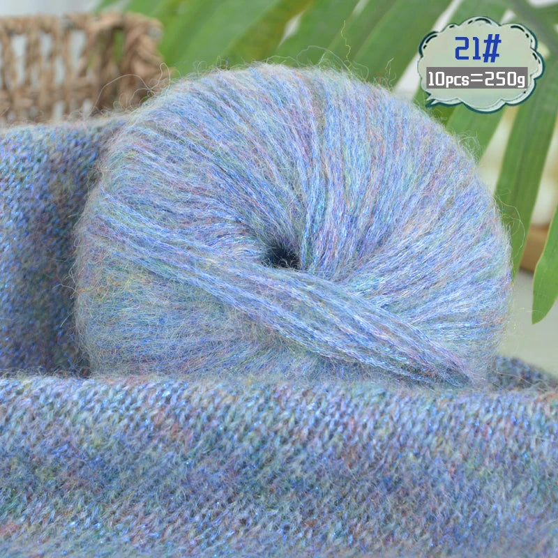 Yarn, Glitter Effect for Knitting Sweaters, Scarves, Hats & Handmade Gifts