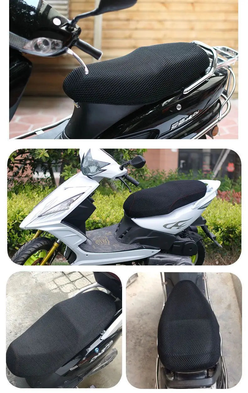 Motorcycle Seat Cover 3D Mesh Premium Quality Replacement Accessory