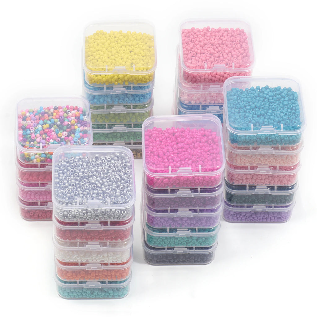 Glass Seed Beads 32grams box Czech Cute Tiny Small Spacer Gift Bracelet Supplies