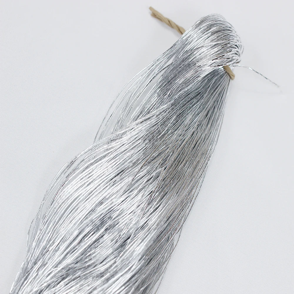 Embroidery Thread, Silver-Colored for Handmade Needlework & Sewing Crafts