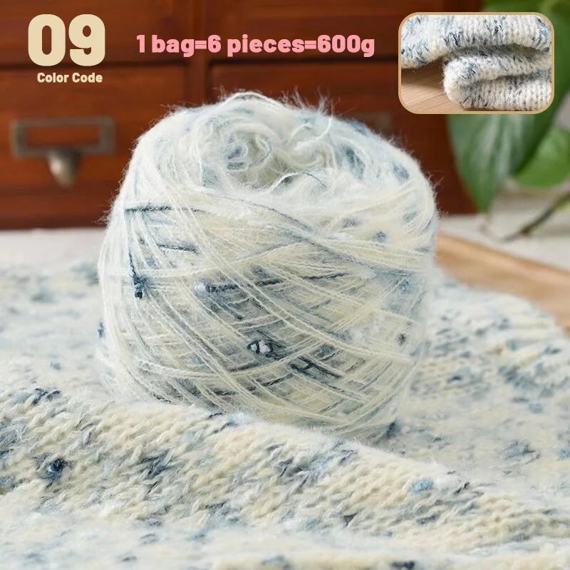 Yarn, Rainbow Colors for Sweaters, Scarves, Hats, Blankets & Shawls