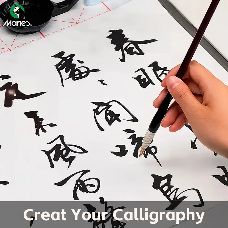 Marie's Rice Paper 120 Sheets, Half Sheng Xuan for Calligraphy & Art