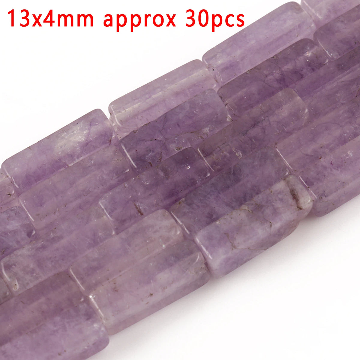 Stone Beads Purple Amethyst-Style Assorted Shapes for DIY Jewelry Making