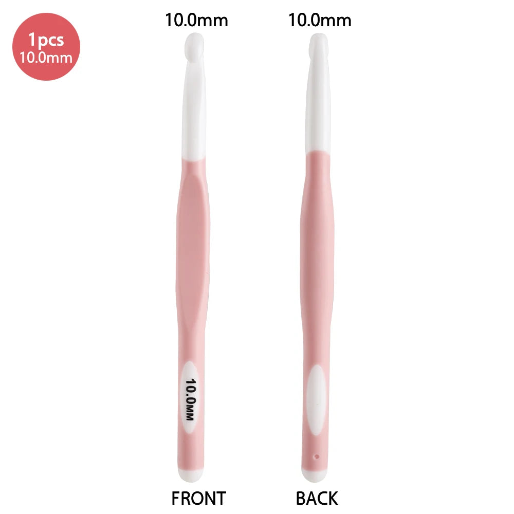Crochet Hooks, Multicolor Soft-Grip Handles for Handmade Yarn Projects