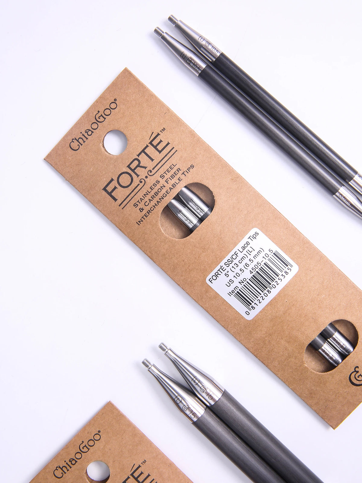 Knitting Needle Tips, ChiaoGoo FORTE for Interchangeable Needlecraft Tools