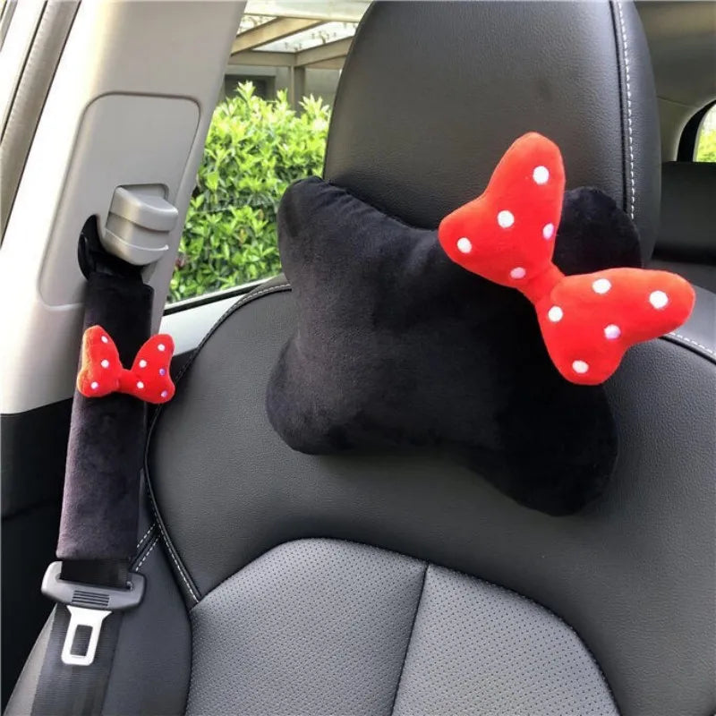 Bestseller Cute Bowknot Car Headrest Premium Quality Replacement Accessory