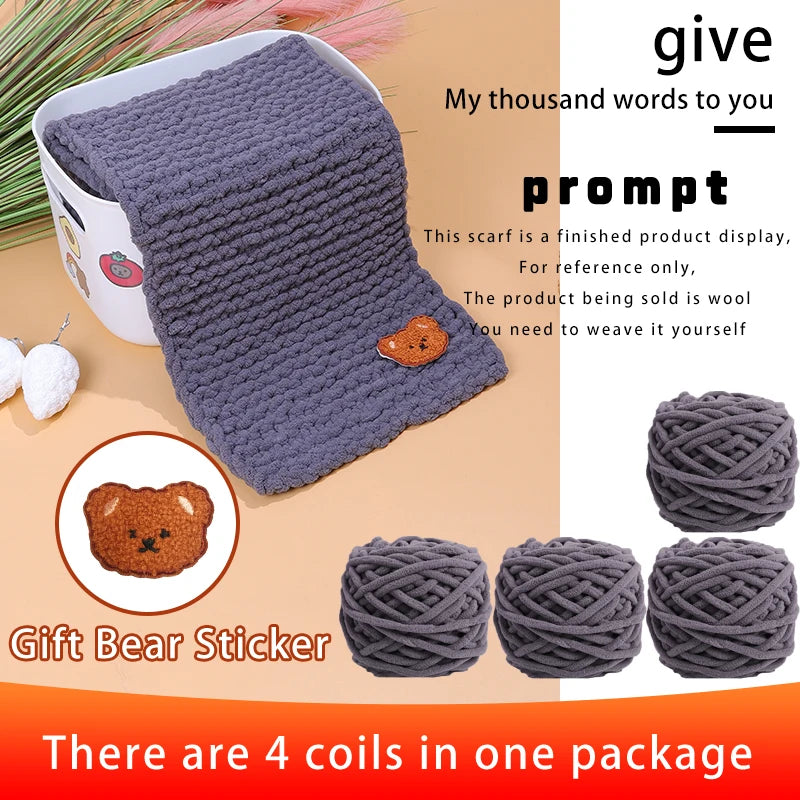 Yarn Pack for Handmade Scarves, Knitting Projects & Thoughtful Craft Gifts
