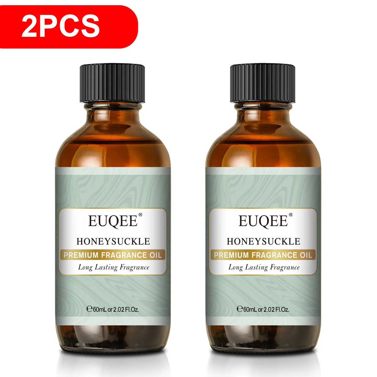 EUQEE Premium Fragrance Oil 60ml Glass Dropper Candle Soap Diffuser 13 Scents