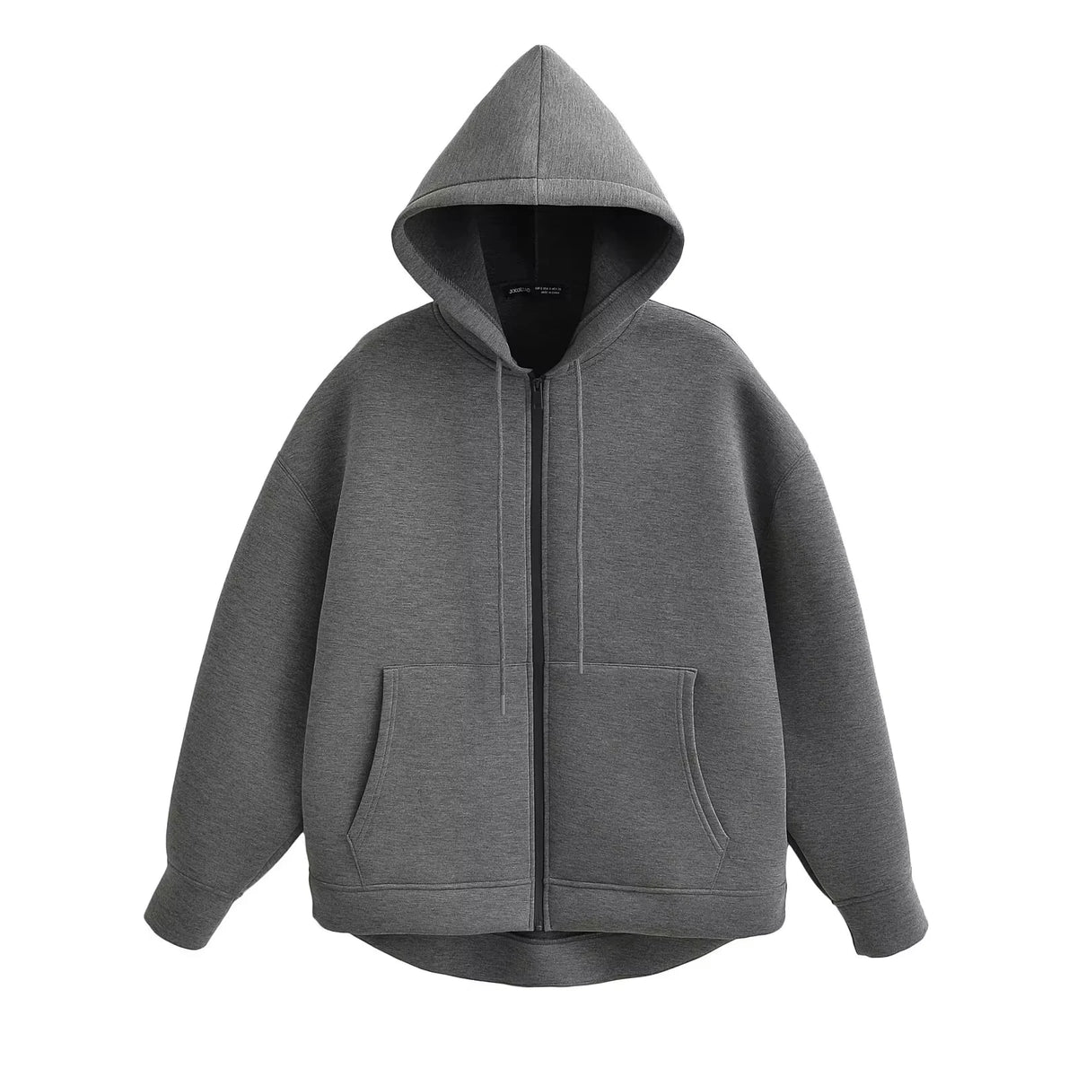 Hoodie Women's Oversized Zip Up Loose Hooded Jacket Sweatshirt Pockets Autumn