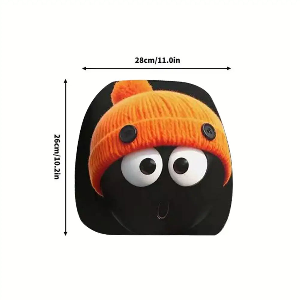 Funny Cartoon Premium Car Headrest Premium Quality Replacement Accessory