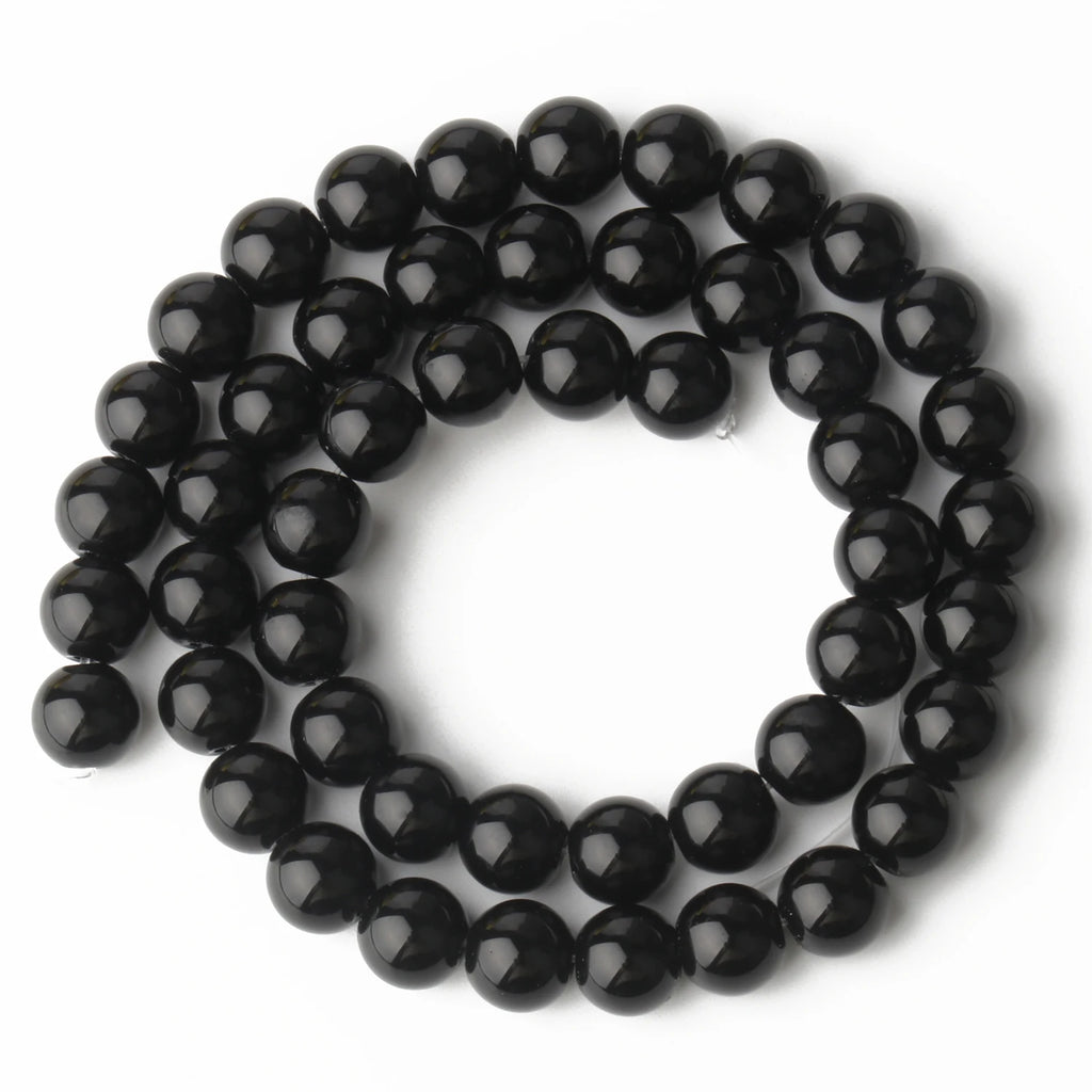 Stone Beads Round Purple Amethyst-Style for DIY Jewelry Making Bracelet Supplies