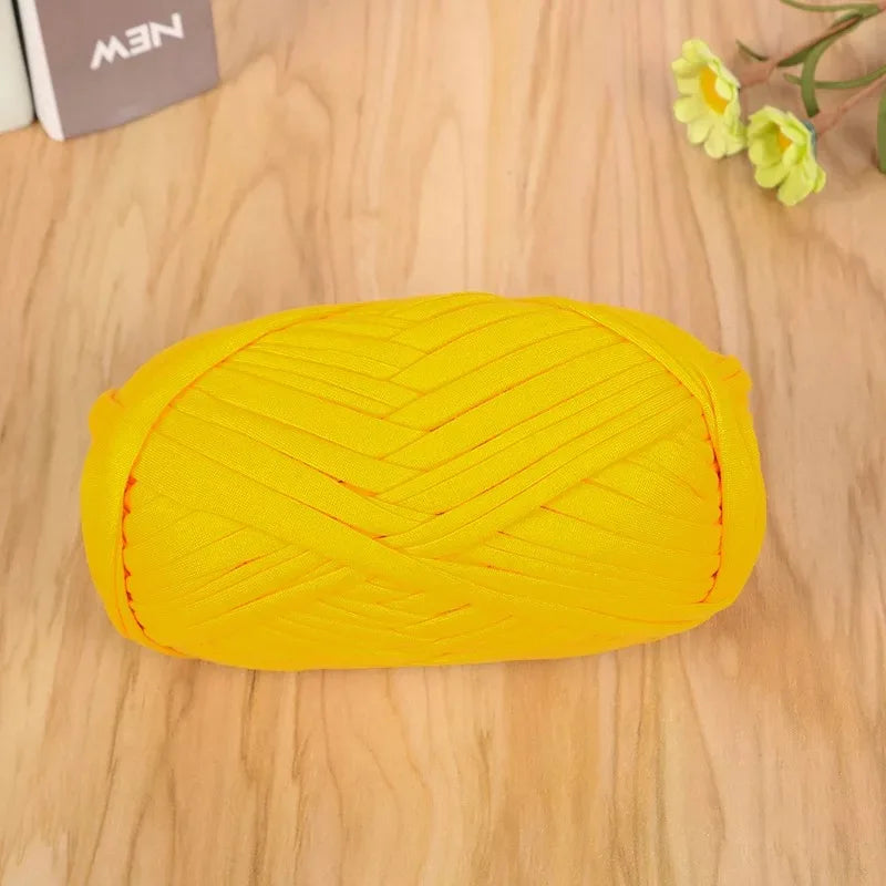 Yarn, Flat T-Shirt Style for Crochet Rugs, Bags, Slippers & Handmade Crafts