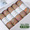 Yarn, Thick Rainbow Gradient for Coats, Scarves, Gloves & Creative Knitwear