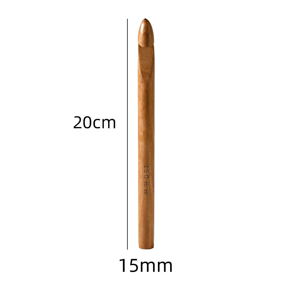 Crochet Hooks, Wooden for Handmade Yarn Crafts, Knitting & Crochet