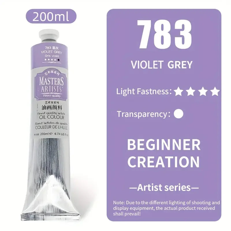 Marie's Oil Paint — 200ml Jumbo Tube, 14 Colors Available
