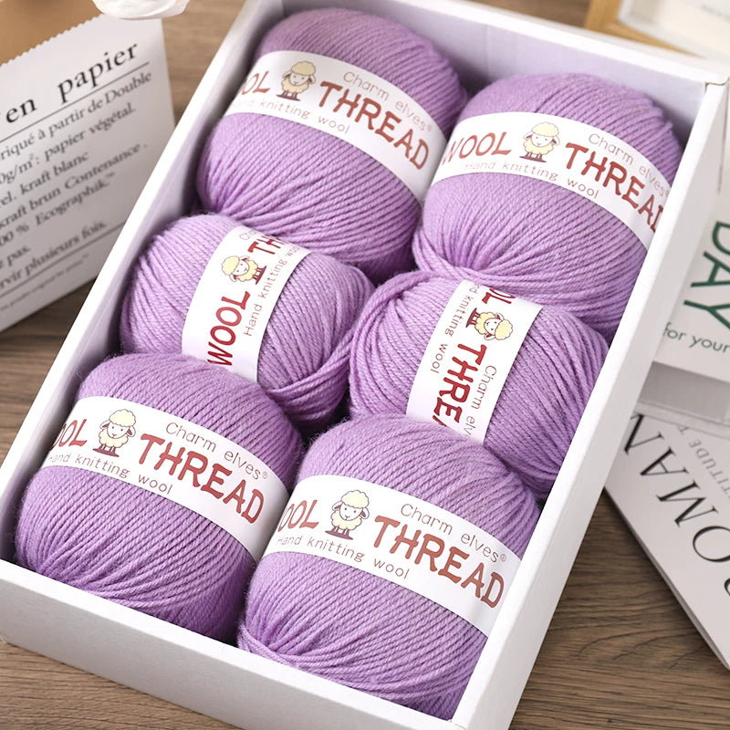 Yarn, Medium-Coarse for Knitting Sweaters, Scarves, Hats & Winter Crafts