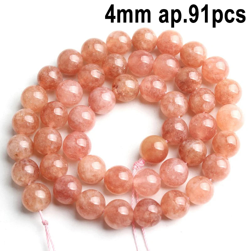 Stone Beads Nude Sunstone-Style Faceted Irregular for DIY Jewelry Making
