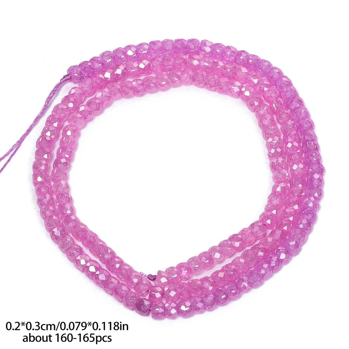 Stone Beads Faceted Abacus Zircon-Style for DIY Jewelry Making Bracelet Supplies