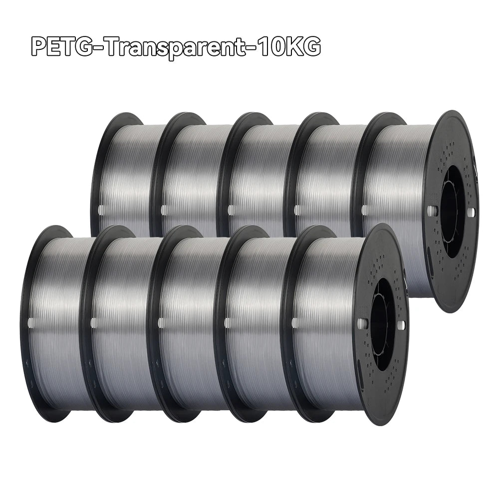 3D Printer Filament PETG 10KG 1.75mm Tangle-Free 20 Colors KINGROON