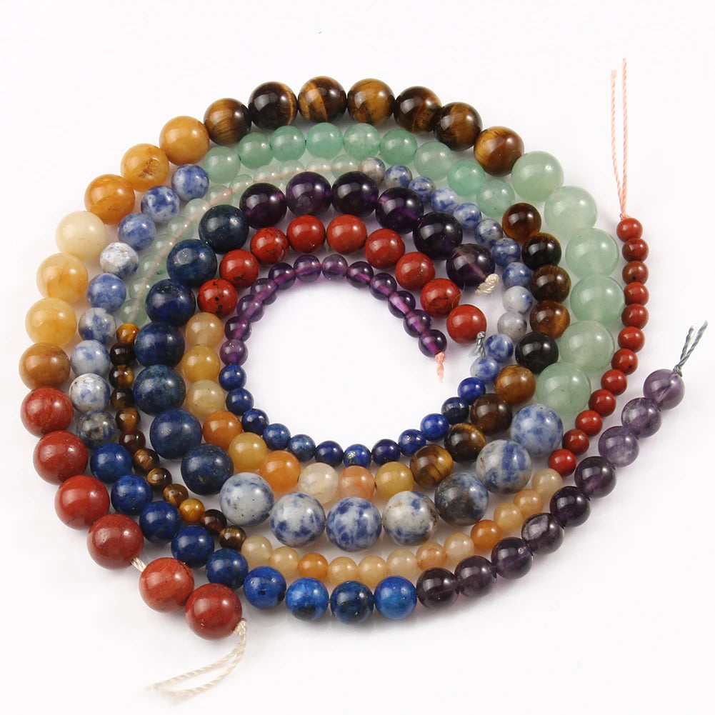 Stone Beads Colorful Sea Sediment Jasper-Style for DIY Jewelry Making