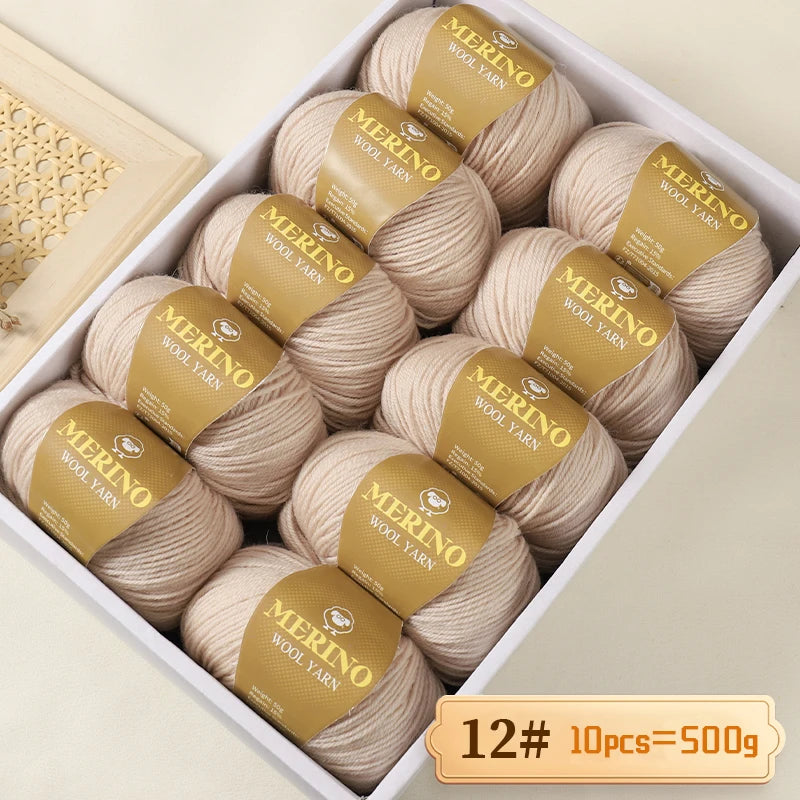 Yarn, Medium-Fine for Hand Knitting Sweaters, Scarves & Winter Hats
